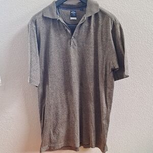 Callaway Golf Apparel Polo Short. Made In Italy. Heathered Brown/Olive, Size: M